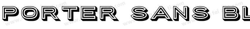 Porter Sans Block字体转换